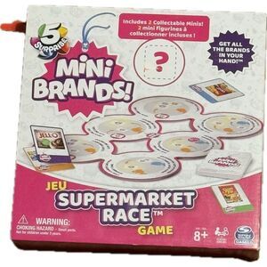 Spin master, mini brands, supermarket race game NIP
